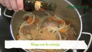 Carrillada a la cerveza  Recetas de Cocina [upl. by Irme124]