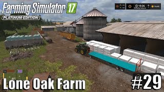 MORE SILAGE BALES  Lone Oak Farm  Timelapse 29  Farming Simulator 17 [upl. by Neras]