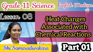 Grade 11 Science  Lesson no 08  part 01  Heat Changes Associated with Chemical Reactions [upl. by Maples]