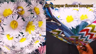 DIYs Paper Flowers BOUQUET 💐 Gift Ideas ll diy paper flower [upl. by Nodarb]