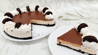 The best nobake oreo cheesecake recipeThe most special taste of cheesecake [upl. by Oterol746]