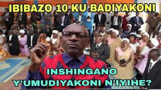 🔵NIMPAMVU IKI ITORERO RYA MBERE RYATEKEREJE KWIMIKA ABADIYAKONI IZINA DIYAKONI RISOBANURA IKI [upl. by Aivlis]