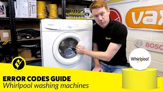 Whirlpool Washing Machine Error Codes Diagnosis [upl. by Isolt800]