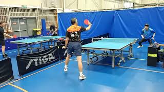 2024 NSW veterans table tennis div 2 Stephen Tai vs Han Phan set two [upl. by Clarice]