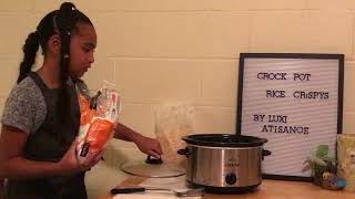 Crock Pot Rice Crispy Treats [upl. by Nneb]