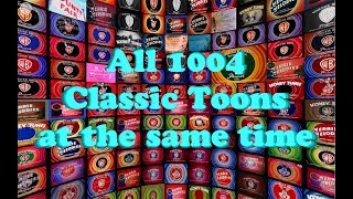 360° Classic Looney TunesMerry Melodies All 1004 shorts at the same time 4K [upl. by Lennej556]