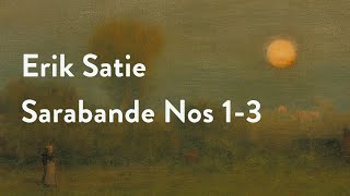 Erik Satie  Sarabandes Nos 13 harp [upl. by Kcirred]