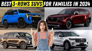 7 Best 3Row SUVs 2024 Watch Before You Buy [upl. by Ynohtnakram]