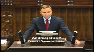 Andrzej Duda o aferze Amber Gold i OLT Express [upl. by Dlorej]