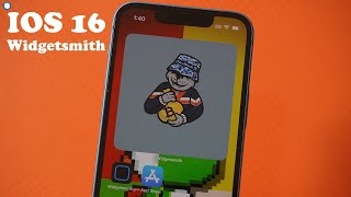 How To Use Widgetsmith On IOS 16 On Iphone  Customize Home Screen [upl. by Dinnie]