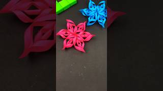 DIY paper snowflake Christmas decoration craft ideas  shorts  chritmascraft snowflakes [upl. by Barbee46]