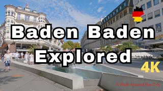 Baden Baden Walking Tour A Visual Feast for Travel Enthusiasts 🇩🇪 [upl. by Hadria701]