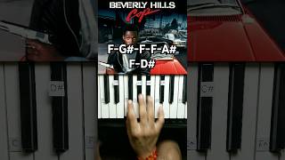 Beverly Hills Cop Theme Song Piano Tutorial pianotutorial shorts [upl. by Alaet992]