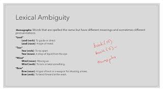 Ambiguity [upl. by Orling]