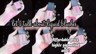 Best AFFORDABLE blushes in Pakistan  blush swatches  liquid blush review [upl. by Aissert]