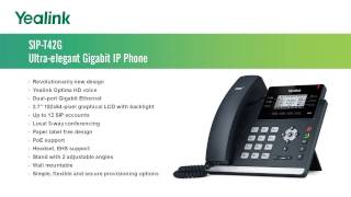 T42G IP Phone  Introduction [upl. by Nanyt932]