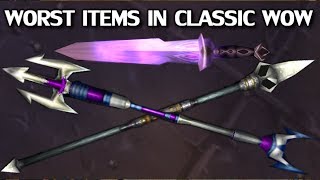 The Worst Items of Classic WoW  Azeroth Arsenal Episode 13 [upl. by Warfore]