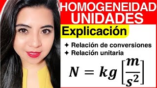 HOMOGENEIDAD DIMENSIONAL Explicación completa [upl. by Eelarat332]