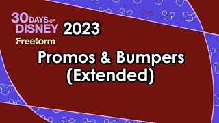 30 Days of Disney Bumpers amp Promos Extended [upl. by Aicek317]