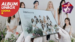 🌸UNBOXING LOONA  AND amp  PTT Paint the town D ver🌸Album Reaction New Kpop Song 이달의 소녀 앨범 언박싱 [upl. by Anelas]