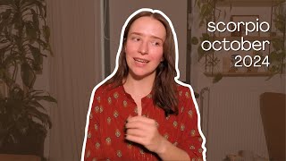 Scorpio OCTOBER 2024 horoscope [upl. by Notyalk741]