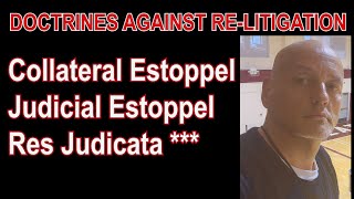 MUST KNOW BASICS The 3 estoppel doctrines [upl. by Aivekahs]