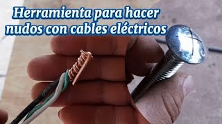 Como hacer una herramienta para empalmar cables eléctricos  increíble herramienta [upl. by Sanford]