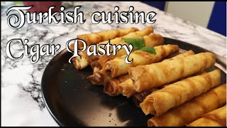 How to Make Quick Turkish Cigarette Pastry with Feta Cheese  Sigara Boregi Tarifi [upl. by Driskill]