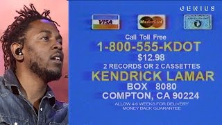 Kendrick Lamar Sings The Hits Infomercial Covers Of Drake Rihanna Taylor Swift Ciara [upl. by Laspisa5]