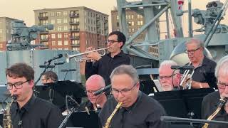 Sentimental Journey performed by Wilmington Big Band at Battleship North Carolina 10524 [upl. by Reppep]