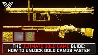 VANGUARD The SECRETS To UNLOCKING GOLD Camo Made EASY Mastery Camo Guide [upl. by Mallon157]