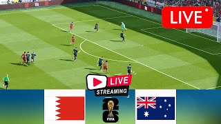 Live Bahrain vs Australia  2026 FIFA World Cup Asian Qualifiers  Watch Live Today [upl. by Dabbs197]