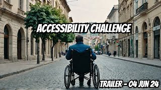 4K Trailer 1  Exploring Streets of Tbilisi for Accessibility A Wheelchair Journey  4 jun 2024 [upl. by Ynner]