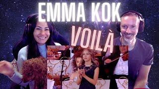 TOUCHED OUR HEARTS  Our First Time Reaction to Emma Kok  Voilà [upl. by Picardi]