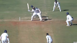 Hanuma vihari batting left handed with one hand [upl. by Nitnelav]