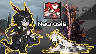 Arknights CN Ebenholz 3rd Module NecrosisElemental damage Showcase [upl. by Marna]