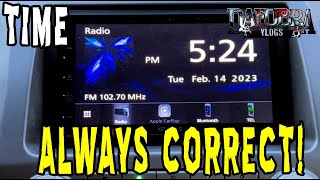 How to Fix the Incorrect Time on Your Kenwood Radio Receiver  DMX4707S and others [upl. by Sellma158]