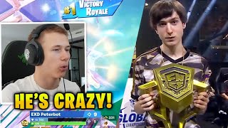 Mongraal amp MrSavage react to Peterbot winning FNCS Global Championship Grand Final [upl. by Tatman]