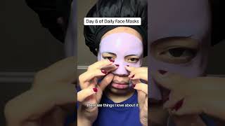 Day 8 of Daily Face Mask Medicube PDRN Pink Collagen Mask [upl. by Rudolph]