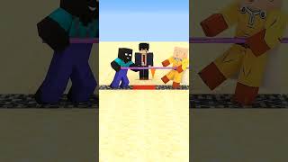 Thug Of War Challenge In Minecraft 🤯 By BigSchoolMinecraft shorts minecraft [upl. by Adnorrahs]