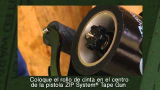 Carga la pistola de cinta de ZIP System™ tape [upl. by Ivers284]