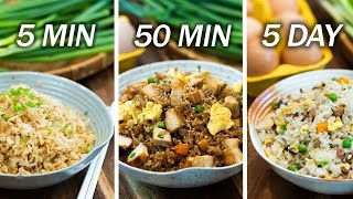 Three Fried Rice Recipes [upl. by O'Mahony597]