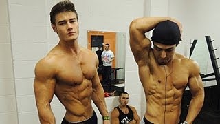 Aesthetic Bodybuilding Workout in Europe with Jeff Seid Alon Gabbay Matt Ogus Chris Lavado [upl. by Ysiad]