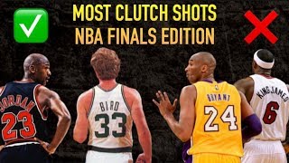 Most Clutch Shots in NBA Finals History [upl. by Truc850]