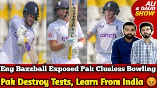 Eng Exposed Pak Clueless Bowling in Highway Road  Pak Destroy Tests Learn From India 😡 [upl. by Salohcim]