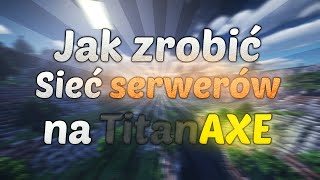 Jak zrobić sieć serwerów Minecraft 🤩 TitanAXEcom [upl. by Erminia]