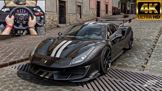 Ferrari 488 Pista 1000HP  Forza Horizon 5  Logitech G923 Steering Wheel [upl. by Harat103]