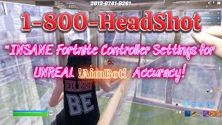 INSANE Fortnite Controller Settings for UNREAL Aimbot Accuracy 2024 [upl. by Kazimir]