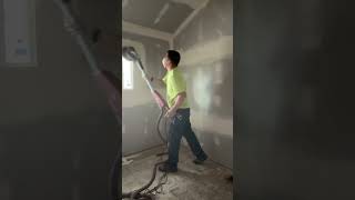 Drywall easy sanding day👌👌✅construction diy gypsumboard renovation easy [upl. by Eglanteen]