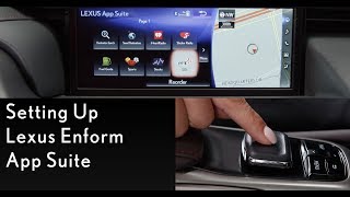 HowTo Set Up Lexus Enform App Suite  Lexus [upl. by Sloatman]